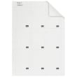 NOBO Pack de 80 fiches T imprimables Indice 2 - Blanc - 2402002 photo du produit