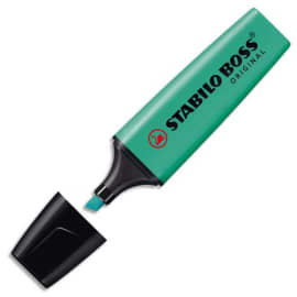 STABILO BOSS ORIGINAL surligneur pointe biseaut&eacute;e - Turquoise photo du produit