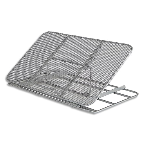 ALBA Support ordi portable 15 à17'' métal mesh Gris (Acier perforé) ultra-résistant,se replie entièrement photo du produit Principale L