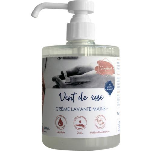 Flacon poussoir 500ml Crème lavante pour les mains parfum neutre photo du produit Principale L
