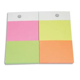 AQUITAINE PAPETERIE  BLOC-NOTES POST IT FORME ETOILE ET COEUR