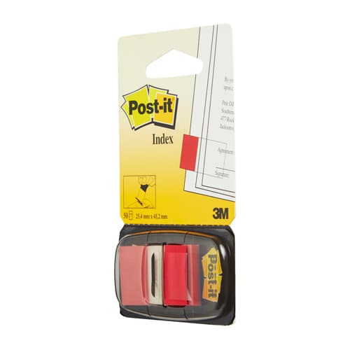 POST-IT Set de 50 marque-pages souples, coloris Rouge photo du produit Secondaire 1 L