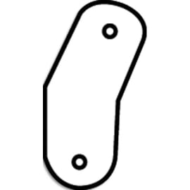 Liaison Izar Noire pour chauffeuse modulaire d'angle - Longueur 20 cm, largeur 7 cm photo du produit