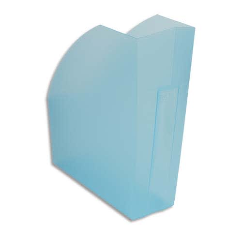 EXACOMPTA Porte-revues Iderama. Coloris Turquoise transparent. Dim. L29,2 x H32 x P11 cm photo du produit