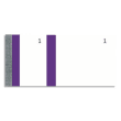 EXACOMPTA Bloc vendeur 100 feuillets 60x135 mm Violet photo du produit