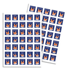 MAILDOR Sachet de 20 planches de Bon points Renards, soit 700 stickers - Format : 14,8 x 21 cm photo du produit