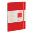 FABRIANO Carnet ISPIRA A5 couverture souple 96 pages lignées. Coloris rouge photo du produit