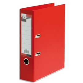 CALIPAGE Classeur &agrave; levier en polypropyl&egrave;ne int&eacute;rieur/ext&eacute;rieur. Dos 8 cm. Format A4. Coloris Rouge. photo du produit