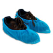 Boîte de 300 couvre-chaussures en polypropylène non-tissé Bleues antidérapant (3 sachets de 100) photo du produit