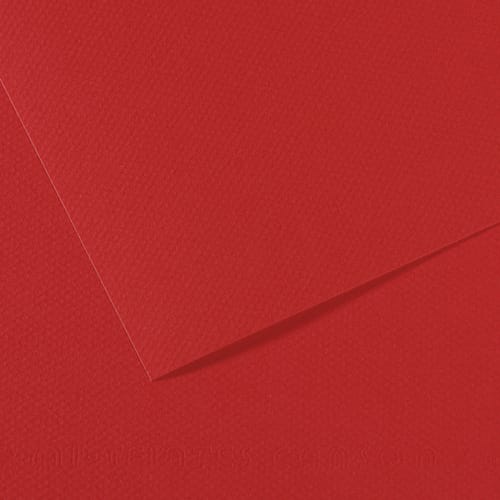 CANSON Feuille MI-TEINTES® 50X65 160g rouge vif 505 photo du produit Principale L