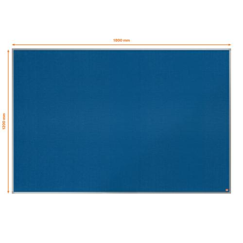 NOBO Tableau d'affichage en feutre Essence 1800x1200 mm - Bleu - 1915438 photo du produit Secondaire 1 L