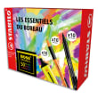 STABILO Les Essentiels du Bureau - 10 BOSS ORIGINAL Jaune fluo + 10 pointMax Noirs + 10 pointball Noirs photo du produit