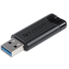 VERBATIM Clé USB 3.0 PINSTRIPE Noire 128Go 49319 photo du produit