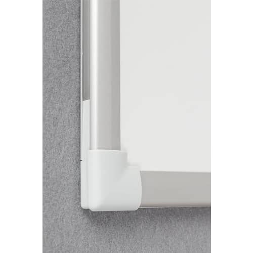 Tableau Blanc émaillé magnétique, cadre aluminium, Format : L180 x H90 cm photo du produit Secondaire 2 L