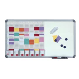 NOBO Kit planning Office T-board 8 colonnes 24 Fentes - 2951400 photo du produit