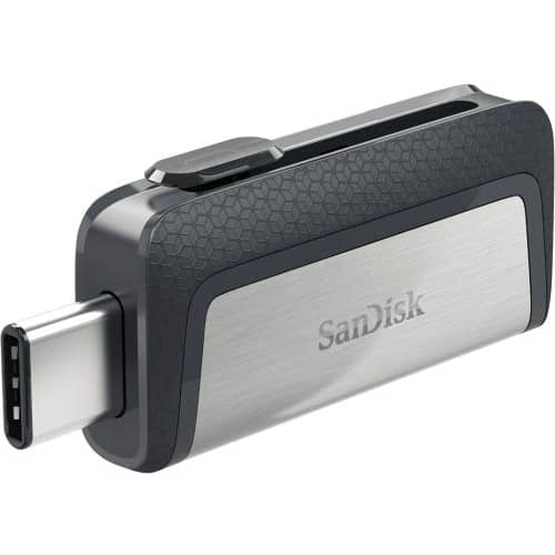 SANDISK Clé USB 3.0 256 Go Dual Type C SDDDC256G photo du produit Principale L