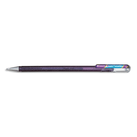 PENTEL Roller encre gel métallique Dual Metallic, Violet/Bleu métallique photo du produit