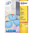 AVERY Boîte de 200 étiquettes Laser monochrome pour CD et DVD L7676-100 photo du produit