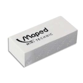 MAPED Gomme mini technic petit modèle avec fourreau pour le crayon. photo du produit