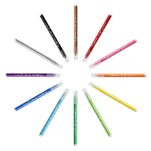 BIC KIDS Kid Couleur Feutres de coloriage Pointe moyenne - Couleurs assorties, Etui de 12 photo du produit Secondaire 1 L