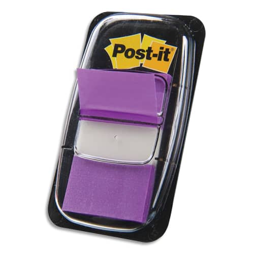 POST-IT Set de 50 marque-pages souples, coloris Violet photo du produit