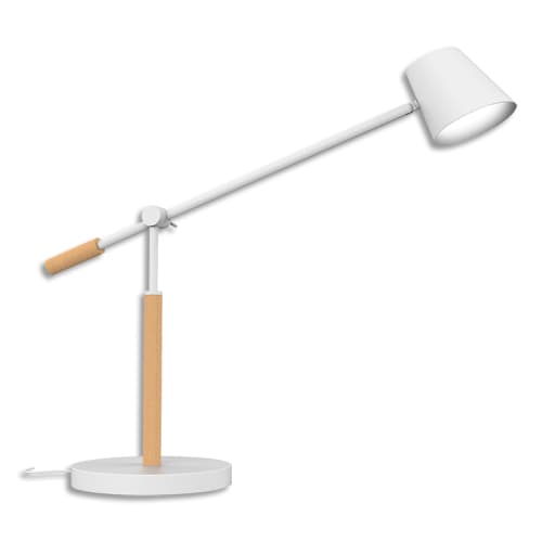 UNILUX Lampe LED Vicky 5W. 3 intensités. Port USB sur le socle. Bois FSC. 50 000h. 100 lm/W. A+ photo du produit Principale L