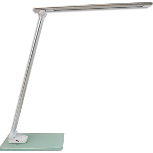 UNILUX Lampe bureau LED POPY Réglage intensité et temp de couleur 50 000h 5 KWh/1000h. Blanche photo du produit Principale L