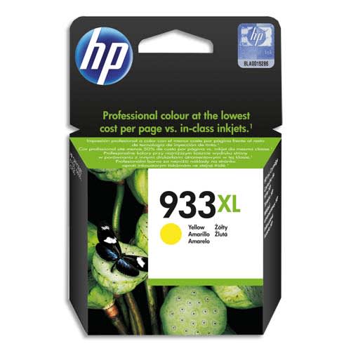 HP Cartouche Jet d'encre Jaune 933XL CN056A photo du produit Principale L