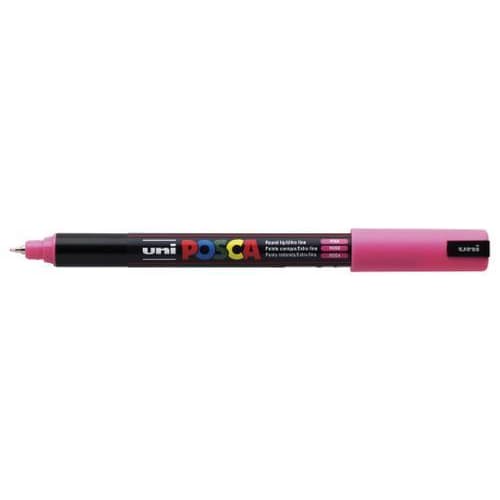 POSCA MARKER Marqueur pointe calibrée extra-fine, à base d'eau, encre à pigmentation Rose photo du produit Principale L