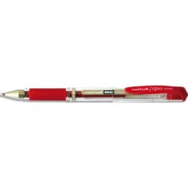 UNI-BALL Stylo bille pointe large encre gel Rouge SIGNO BROAD, corps avec grip +capuchon UNI-BALL photo du produit