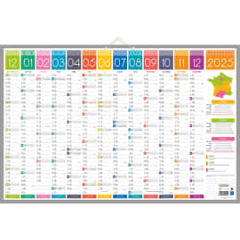 CBG Calendrier TENDANCE maxi,Janvier à Décembre 2025, 43x65cm, 2 œillets et 1 cordonne photo du produit