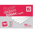 POCHETTE DALBE 12 FEUILLES PAPIER A GRAIN 180G 24X32CM photo du produit