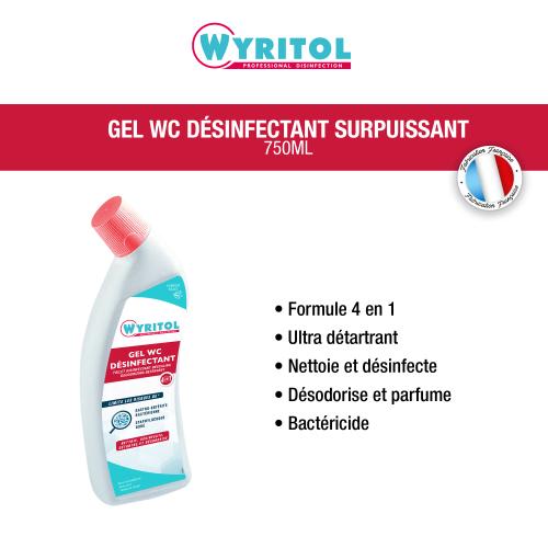 Harpic gel nettoyant pour toilettes - désinfectant - 750 ml