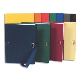 EXACOMPTA Chemise extensible Varia 2230, recouverte de papier grain&eacute; coloris assortis photo du produit