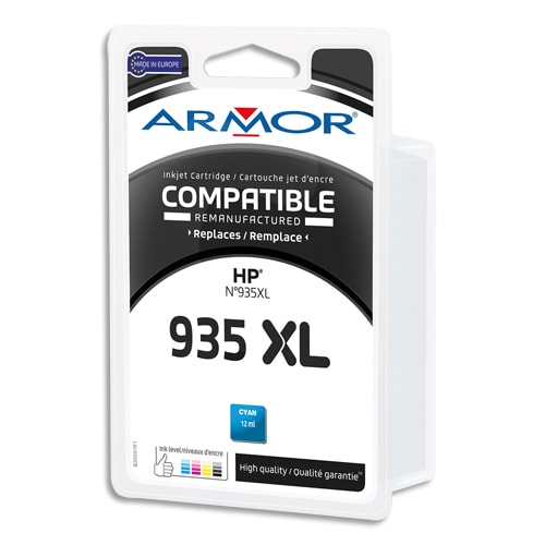 ARMOR Cartouche compatible Jet d'encre Cyan HP 935XL B20591R1 photo du produit Principale L