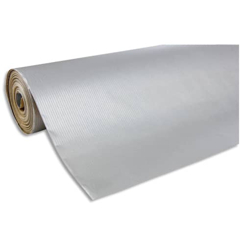 CLAIREFONTAINE Rouleau papier kraft Unicolor 60g. Dimensions 50x0,70m. Coloris argent photo du produit Principale L