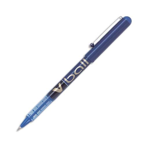 PILOT Stylo Roller pointe métal 0,7 mm encre liquide Bleue V-BALL 07 photo du produit Principale L