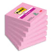 POST-IT® Notes Super Sticky Rose Tropical. 76 x 76 mm. Lot de 6 blocs de 90 feuilles. photo du produit