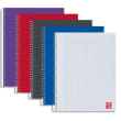 PLEIN CIEL Cahier spirale 21x29,7cm 180 pages petits carreaux 5x5 90g. Couverture polypro assortie photo du produit