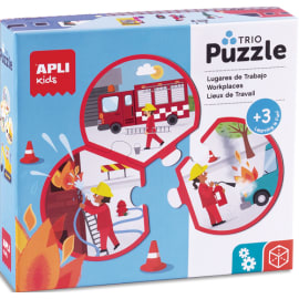 APLI KIDS Puzzle de 24 pièces trio sur le thème des professions photo du produit