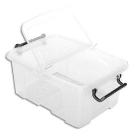 Boîte rangement plastique 1,5L 20x15x11cm Classic 1,5 - SmartStore