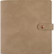 OBERTHUR Agenda RAMATUELLE, 1S/2P, format 16,5x16,5cm, couverture amovible en PU Taupe photo du produit