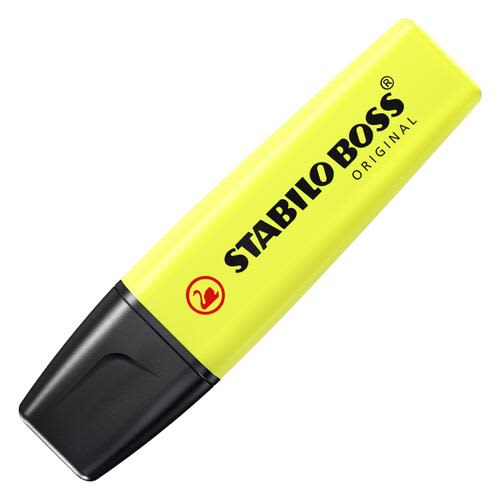 STABILO BOSS ORIGINAL surligneur pointe biseautée - Jaune fluo photo du produit Secondaire 1 L