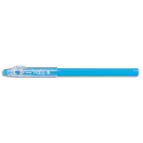 PILOT FriXion Ball Stick non rechargeable. Pointe conique moyenne 0,7mm. Encre effaçable turquoise photo du produit Principale L