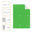 NOBO Pack de 80 fiches T imprimables Indice 3 - Vert - 2403005 photo du produit Secondaire 1 S