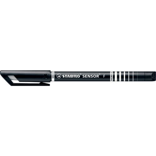 STABILO SENSOR F stylo-feutre pointe fine sur amortisseur (0,3 mm) - Noir photo du produit Secondaire 1 L