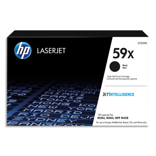 HP 59X CF259X Toner Noir grande capacité Authentique pour HP LaserJet Pro M304 / M404 / M428 photo du produit