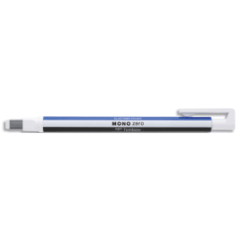 TOMBOW Tube de 2 recharges rectangulaires pour stylo gomme de précision MONO ZERO taille 2,5mm photo du produit