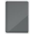 NOBO Vitrine d'affichage porte battante Premium Plus - feutre gris - 9 x A4 - 1915330 photo du produit