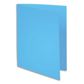 PERGAMY Paquet de 100 chemises carte 170 grammes coloris Bleu Turquoise photo du produit